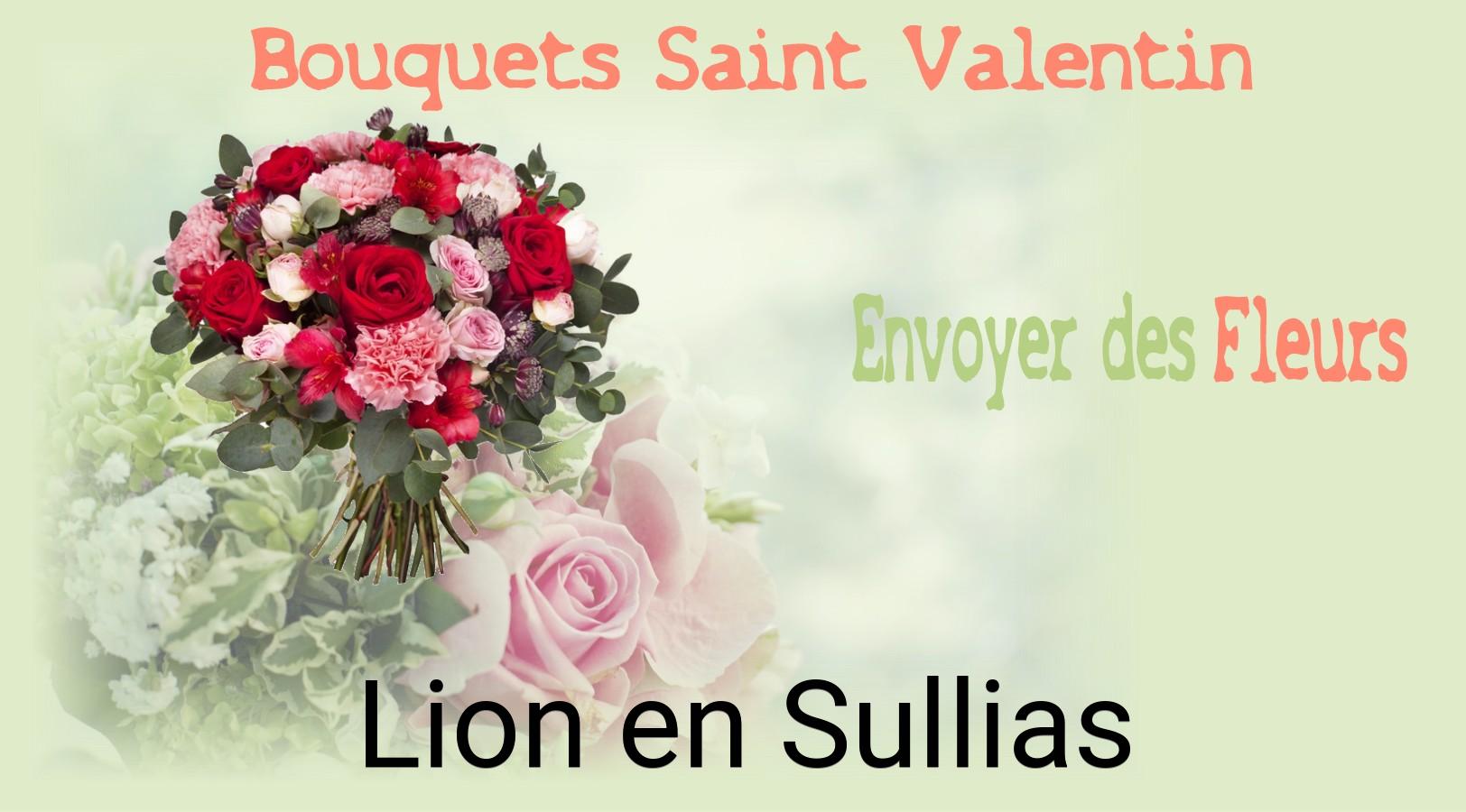 Roses de Saint-Valentin livrées à Lion-en-Sullias